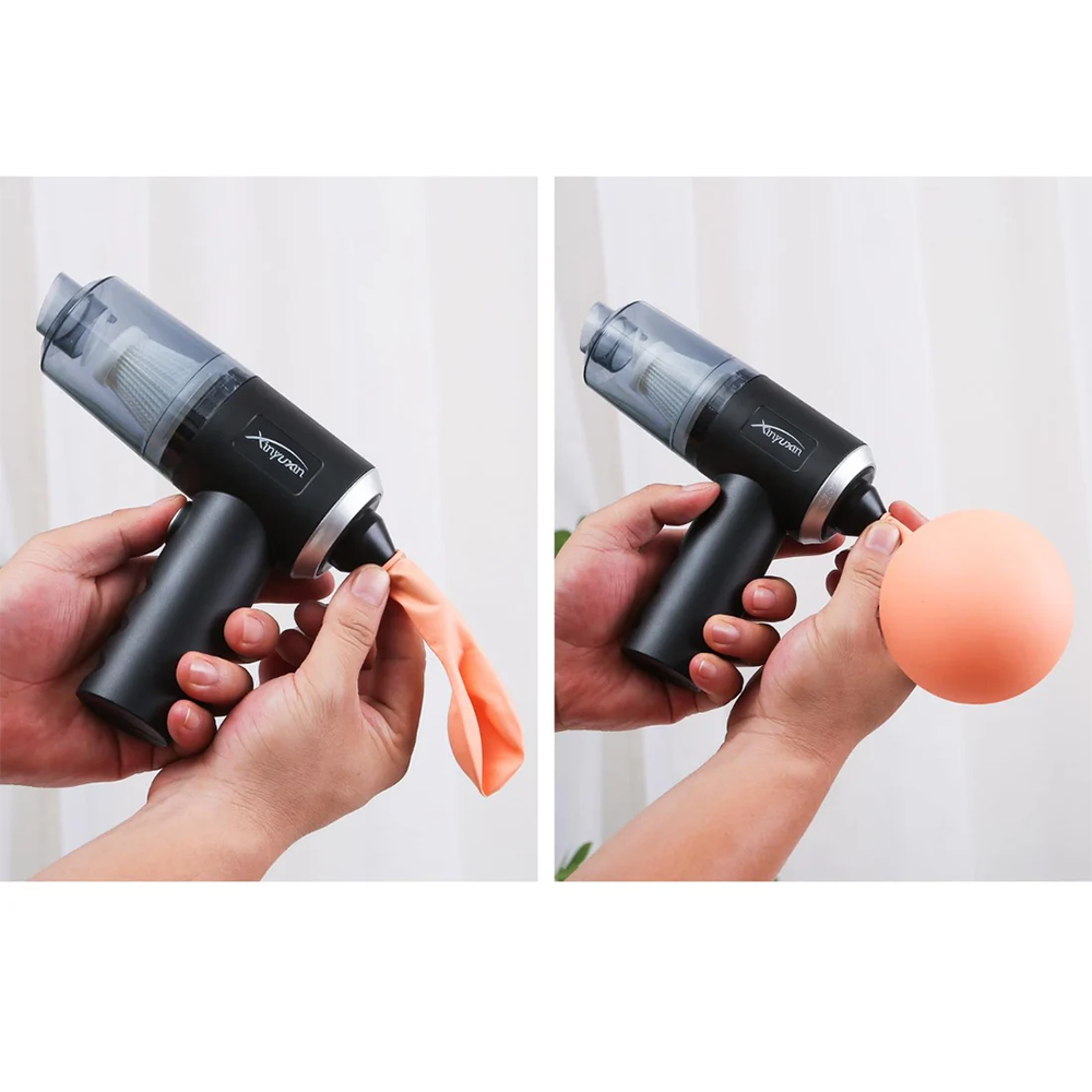 Aspirapolvere Portatile 4 in 1 con Funzione Soffiatore e Gonfiaggio Aria Compressa