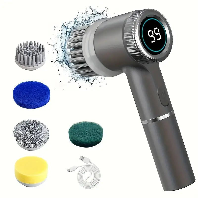 Spazzola Elettrica Senza Fili con Display LED