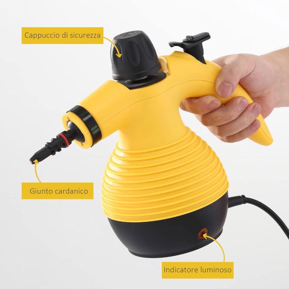 Idropulitrice a Vapore 900W