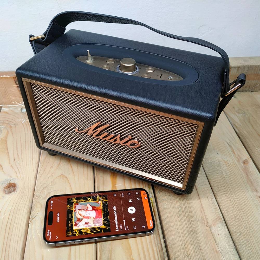 Cassa Bluetooth Portatile 40W Vintage