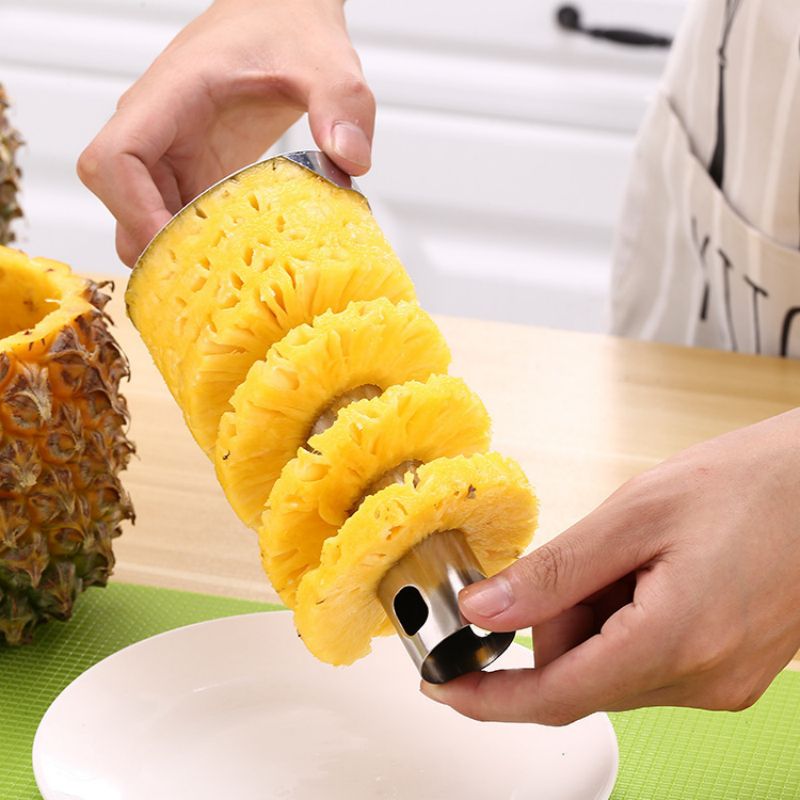 PineTwist – Affetta Ananas 3-in-1 in Acciaio Inox