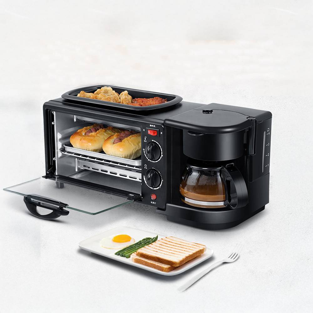 Macchina Colazione Multifunzione per Pane, Toast e Caffè