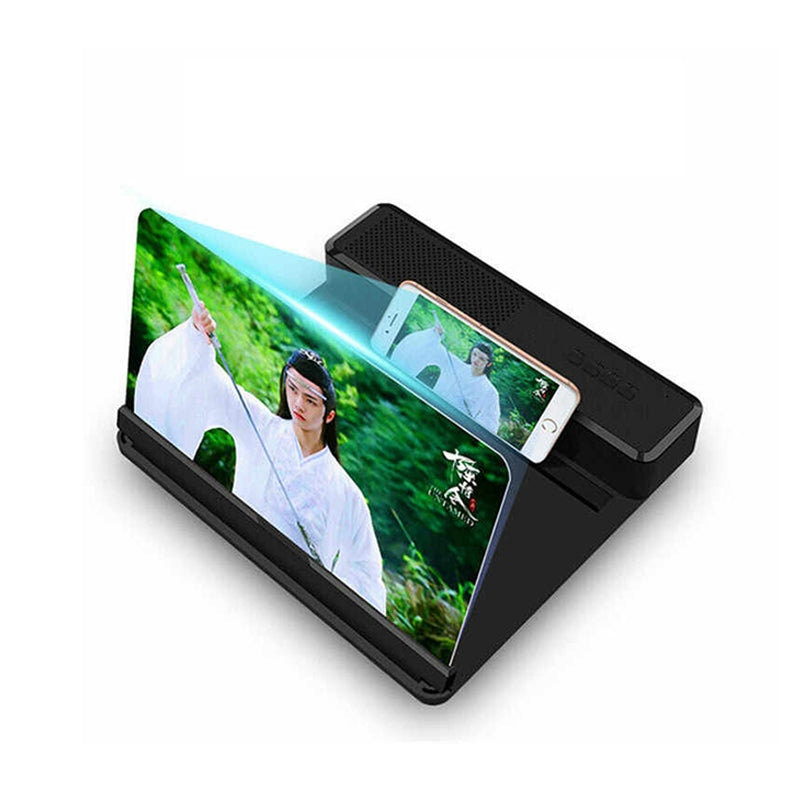 Amplificatore Schermo 3D con Audio Bluetooth e Batteria Ricaricabile