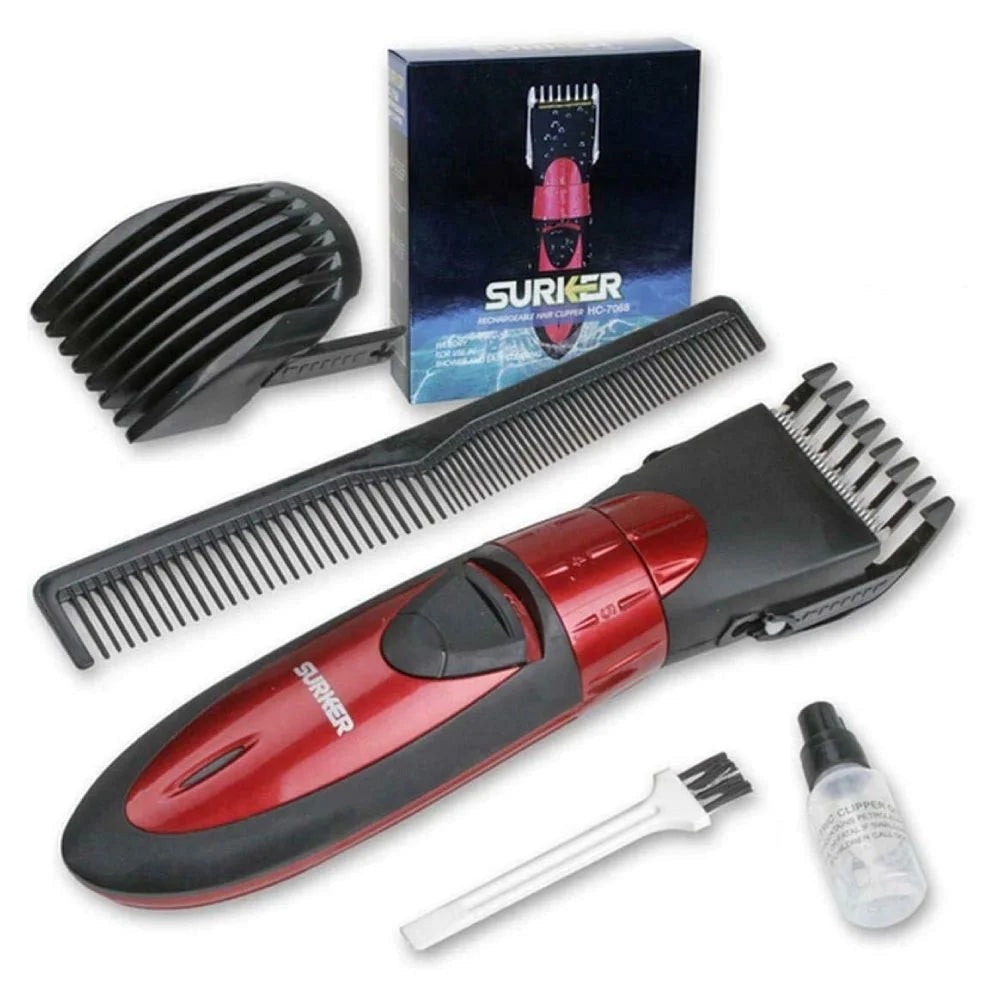 Rasoio Elettrico Ultra Silenzioso con Regolatore Barba e Capelli
