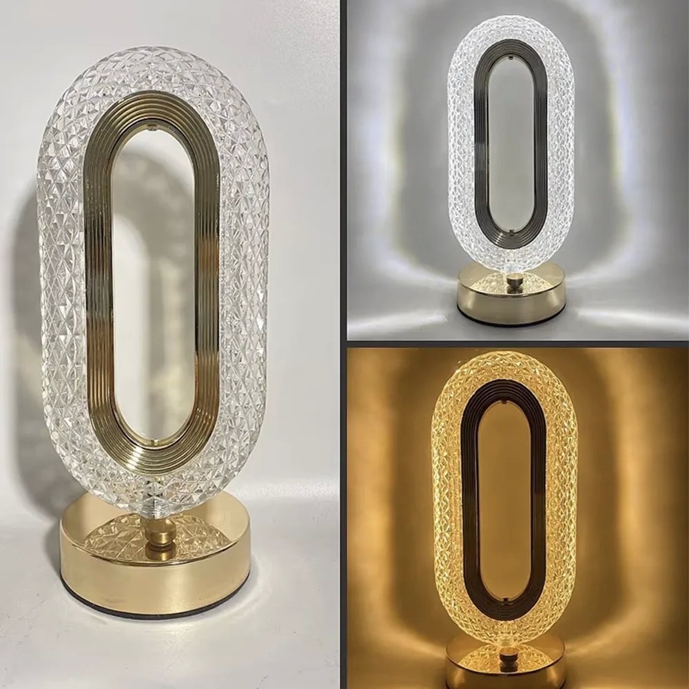 Lampada da Tavolo LED Ricaricabile Touch Regolabile