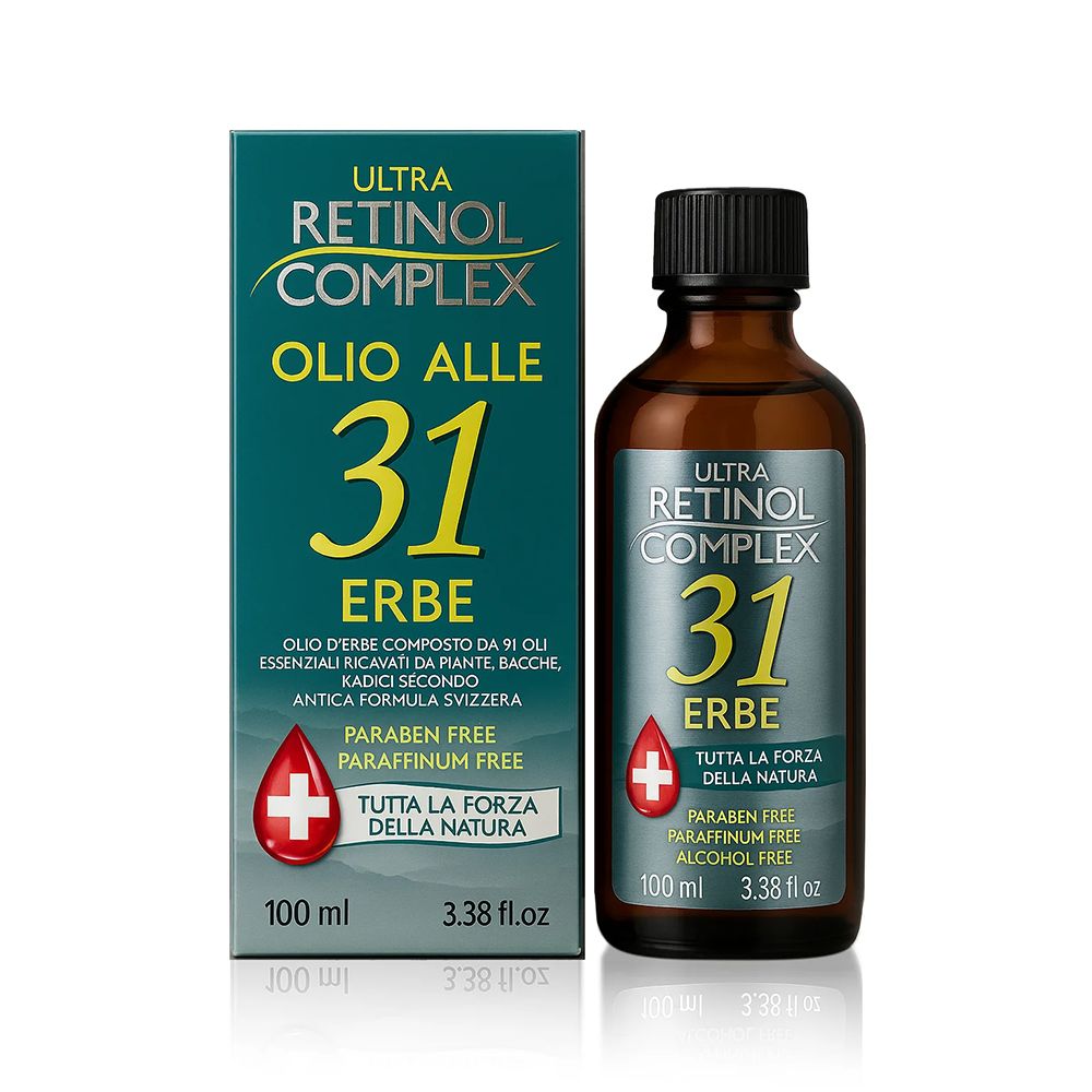 Retinol Complex Olio 31 Erbe Naturale Multiuso 100ml