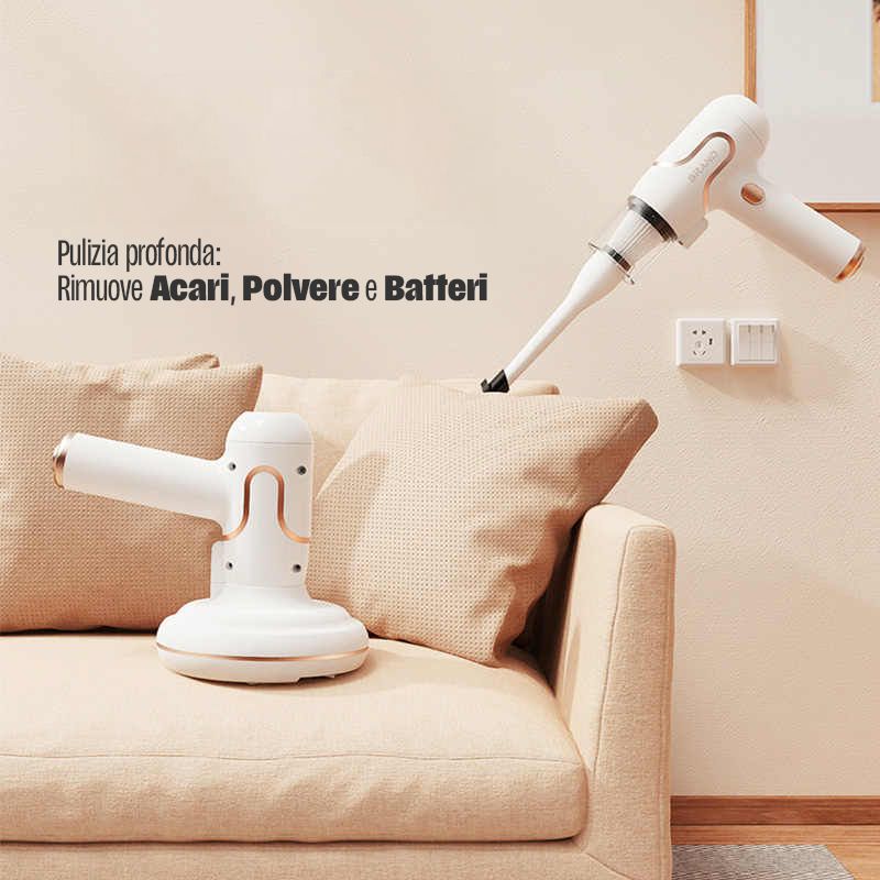 Aspirapolvere Ricaricabile Anti-Acari con Tecnologia UV