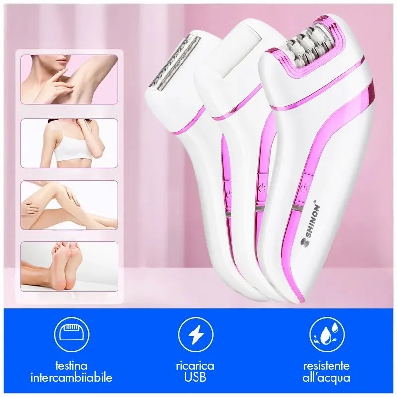 Depilatore Multifunzionale 3 in 1
