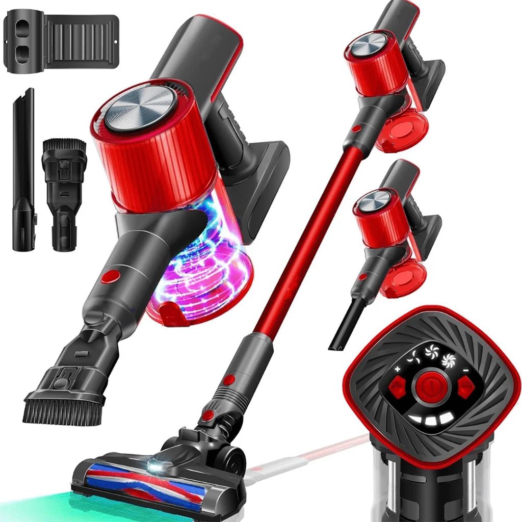 Royalty Line Aspirapolvere Ricaricabile 150W con Filtro HEPA