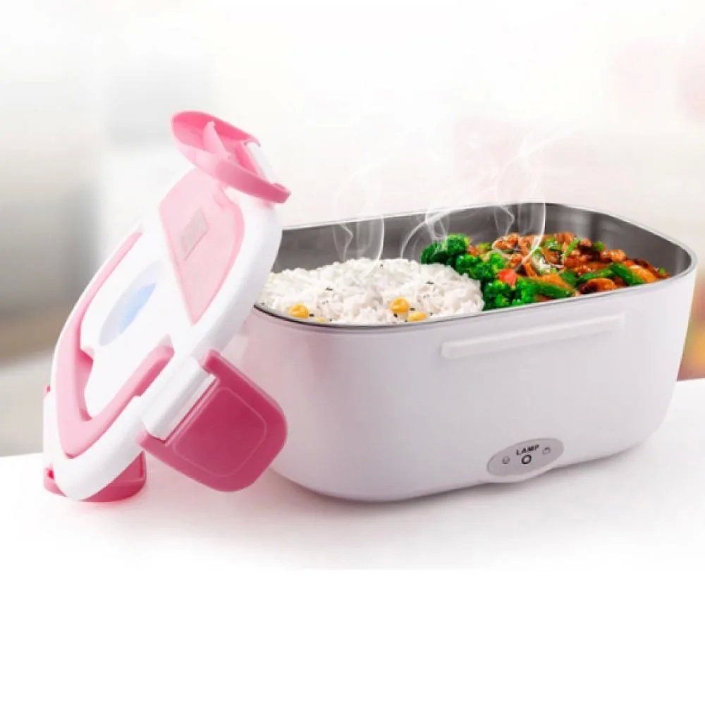 Porta Pranzo Elettrico a Doppio Scomparto con Riscaldamento Rapido