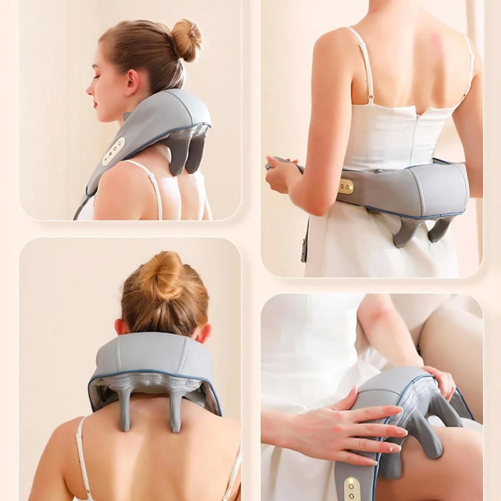 Massaggiatore Shiatsu Senza Fili Ricaricabile