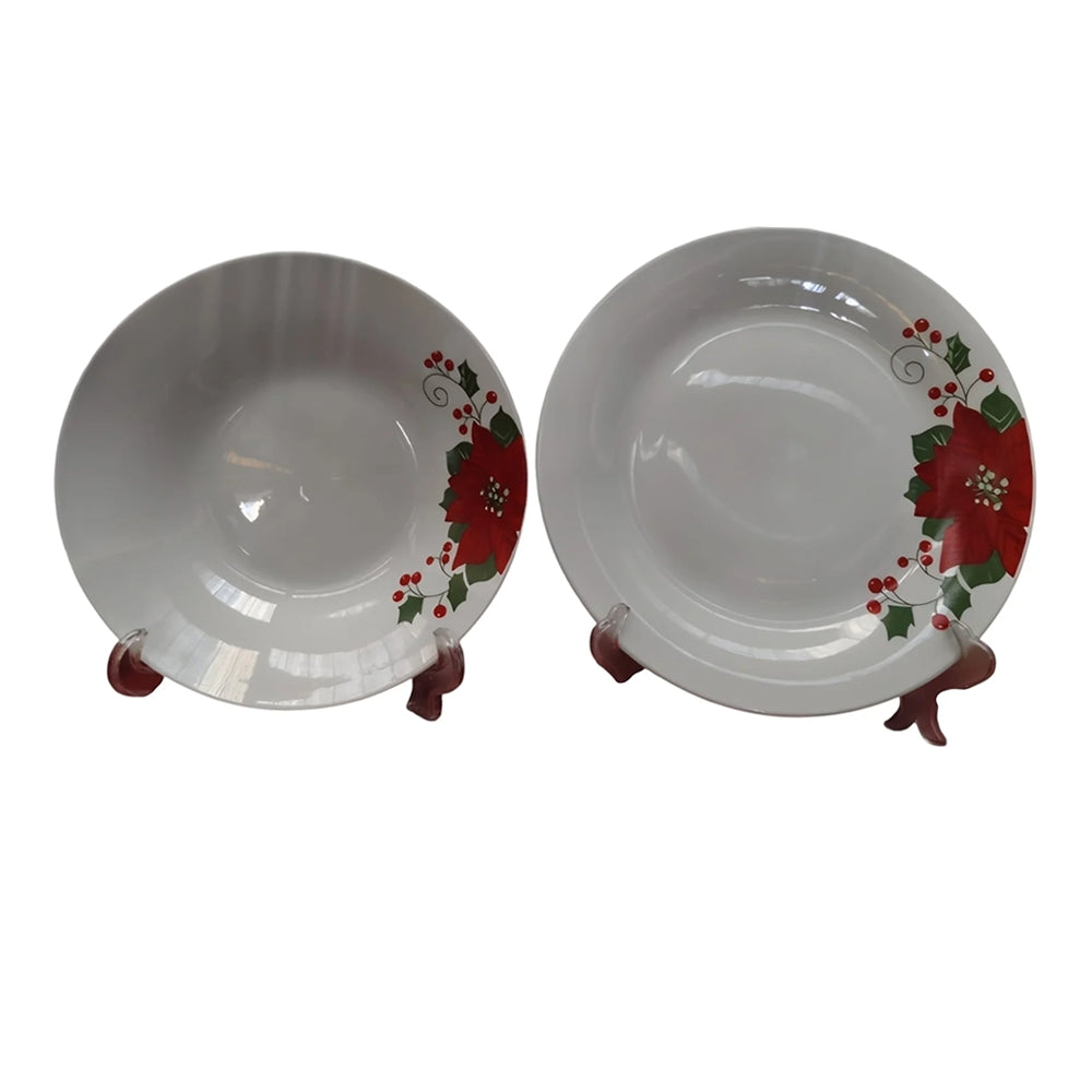 Servizio Piatti Eleganti Piatti Natalizi 12 pezzi