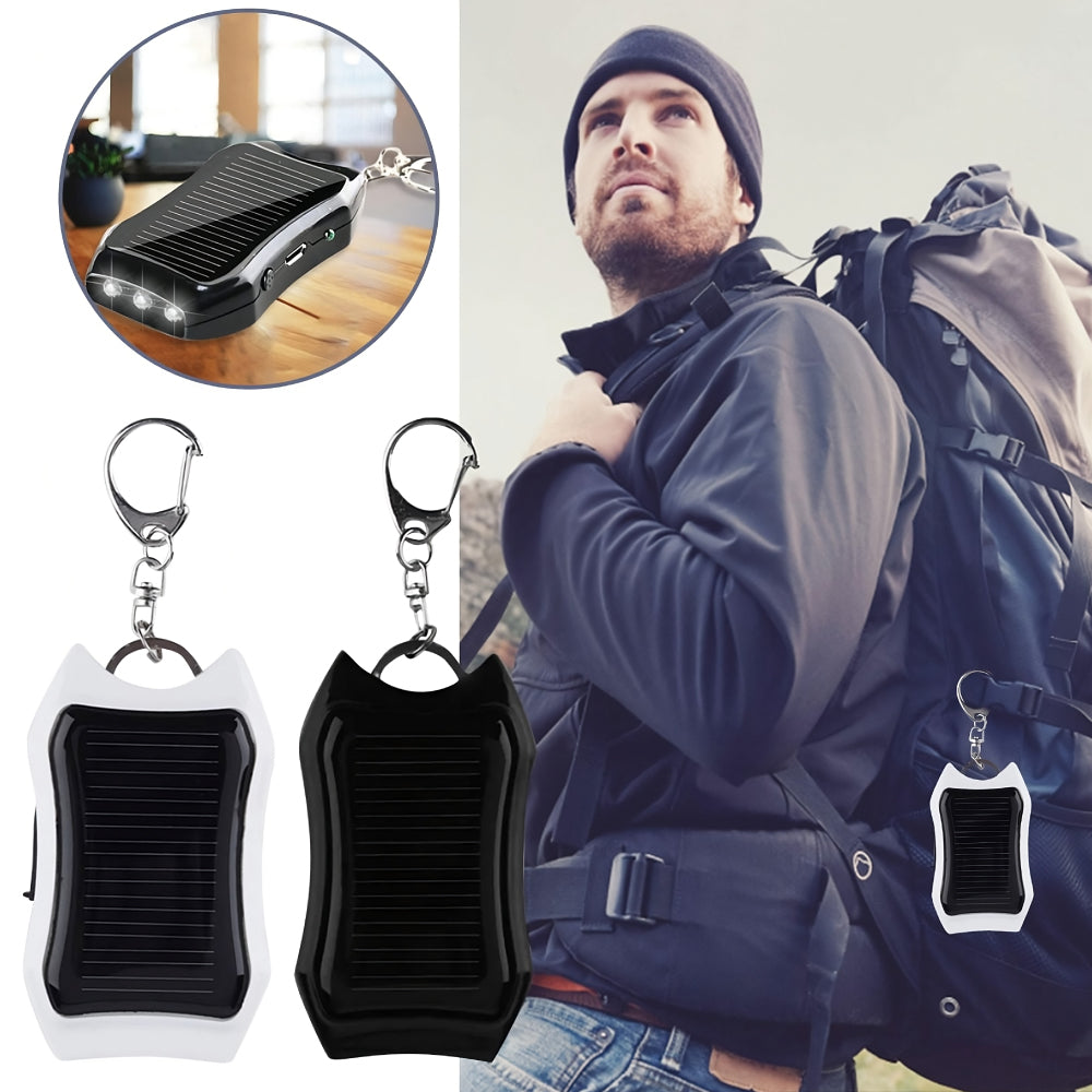 Solar Clip powerbank a energia solare con torcia