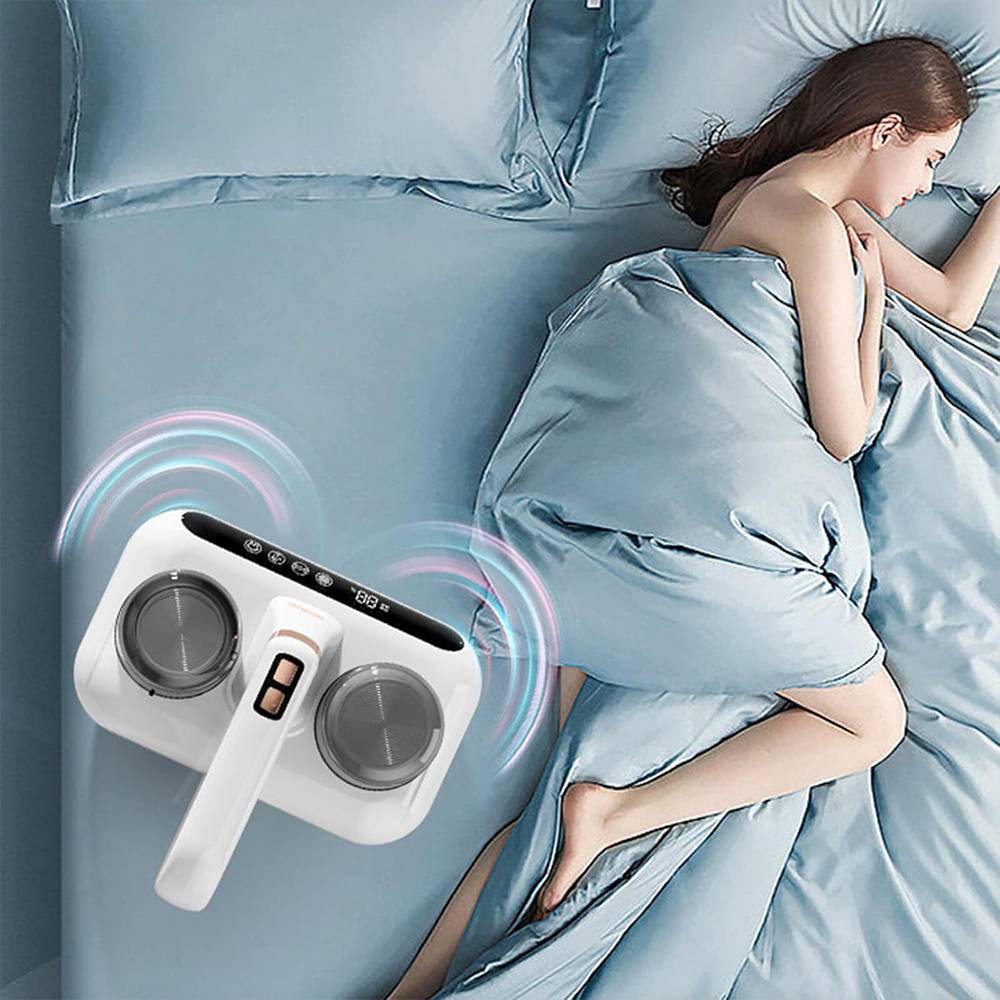 Aspiratore Antiacaro UV Senza Fili – Igienizzatore Portatile per Materassi e Tessuti