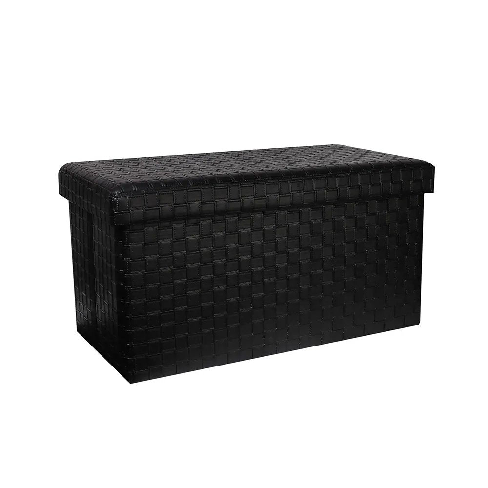 Pouf Moderno Panca Ottomana con Contenitore in Ecopelle