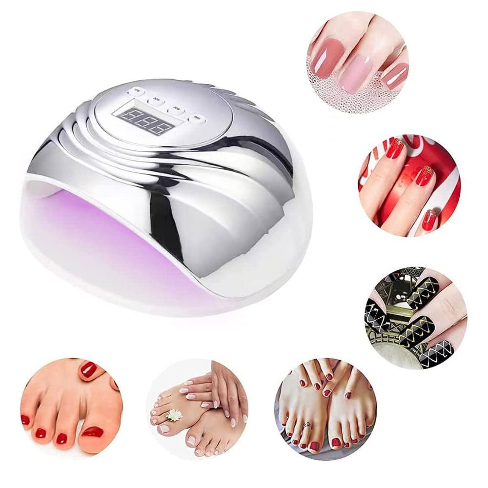 Lampada Professionale per Unghie UV LED 86W con Sensore Intelligente e Timer Digitale