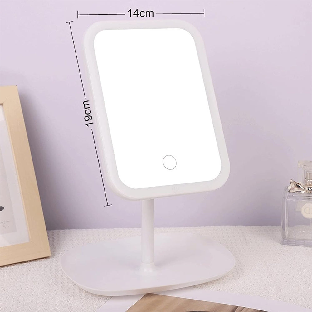 Specchio Trucco da Tavolo con Luce LED