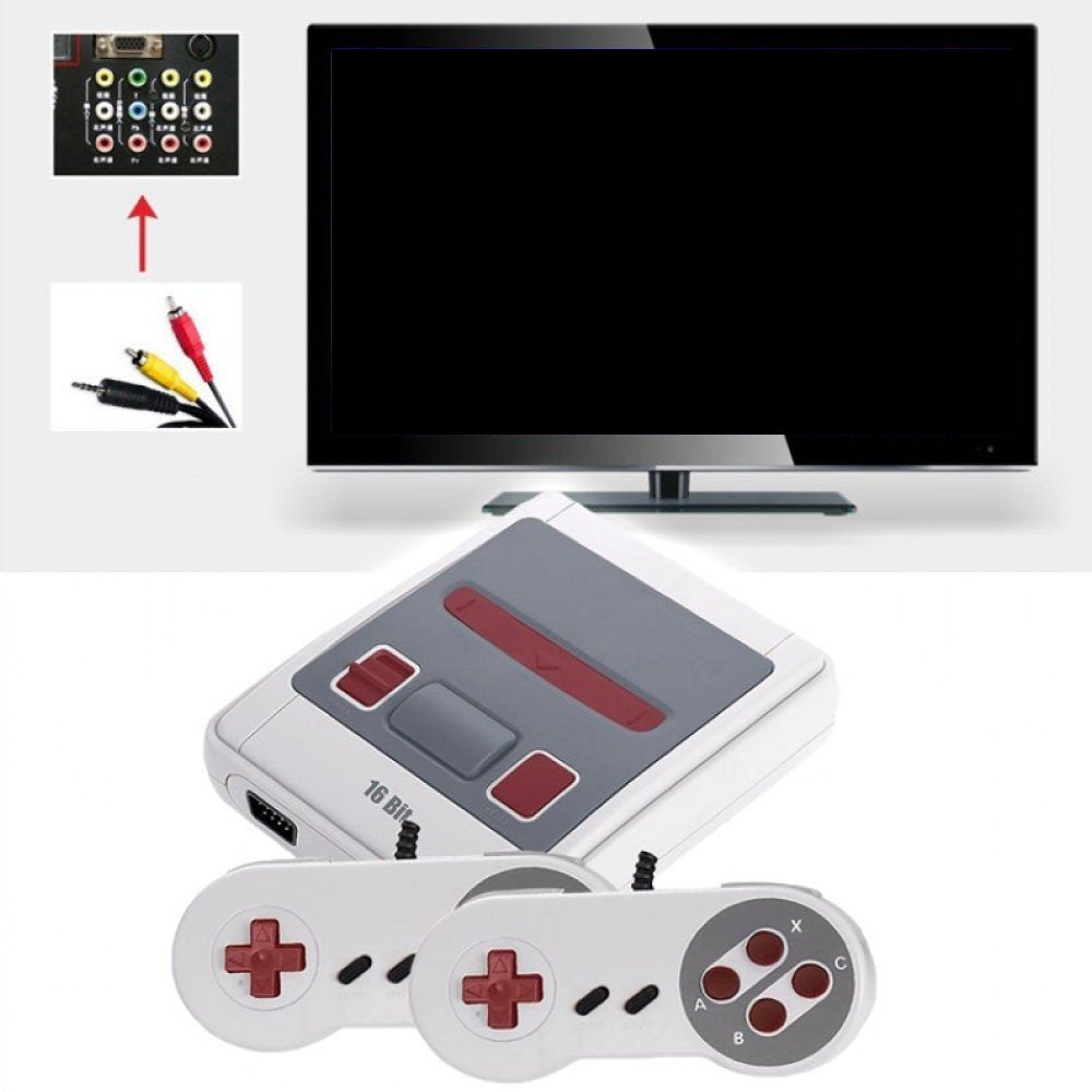 Console Retro Classica con 600 Giochi Integrati e Doppio Joystick