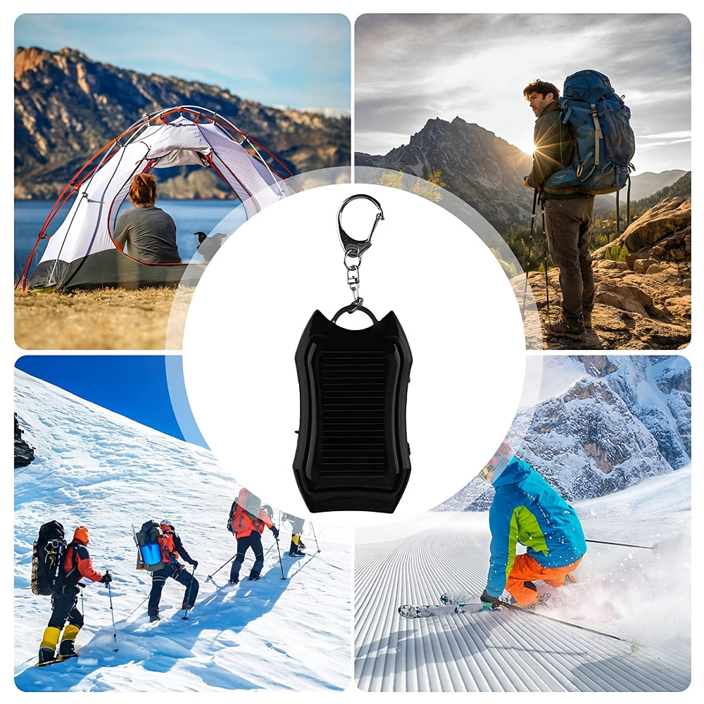 Solar Clip powerbank a energia solare con torcia