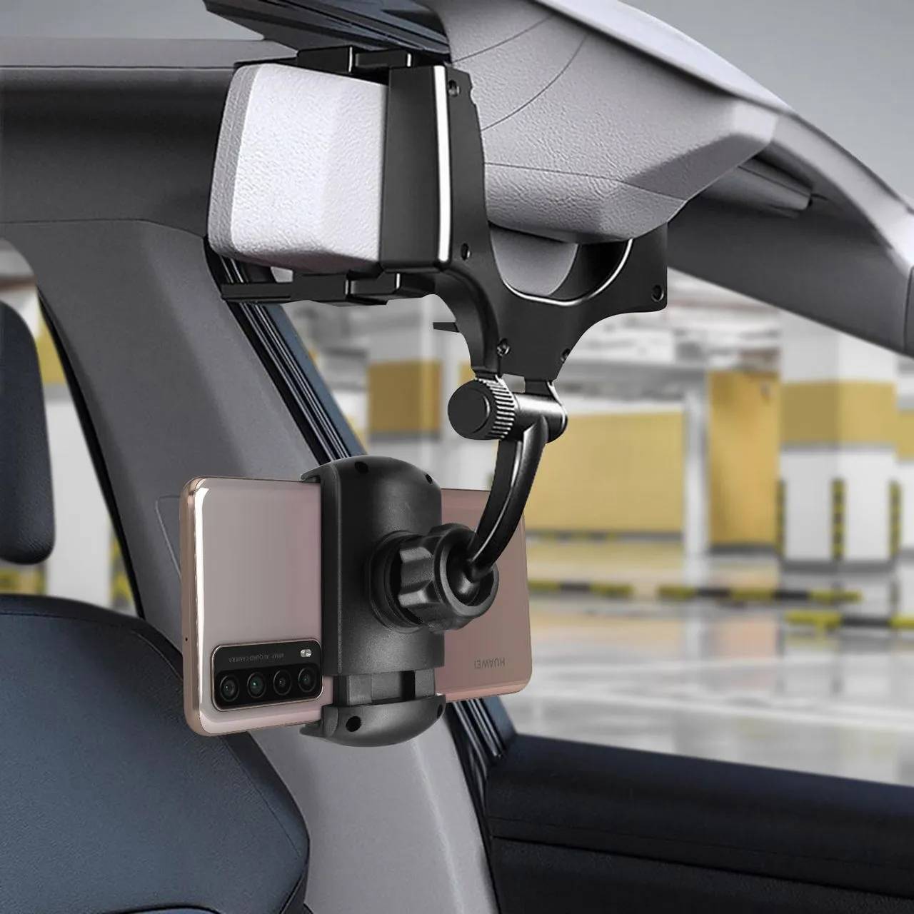 Supporto Auto Universale per Smartphone da Specchietto Retrovisore