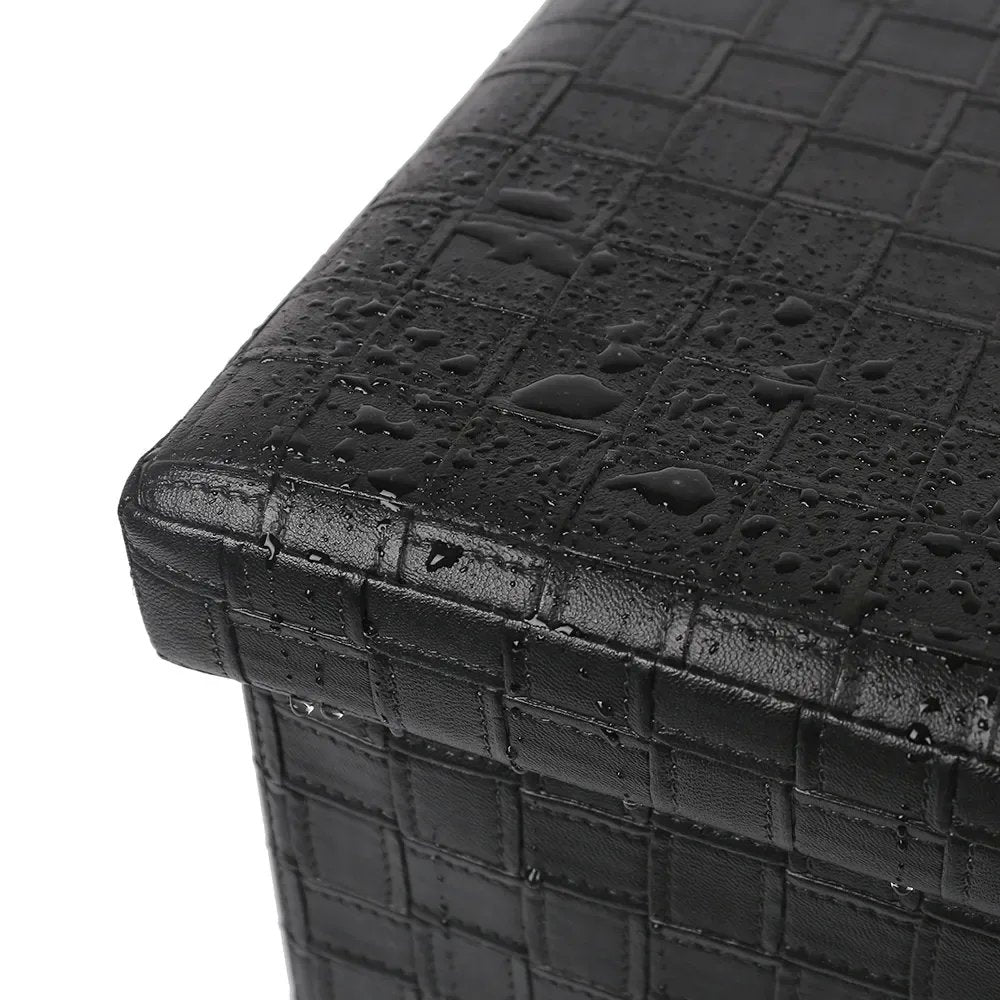 Pouf Moderno Panca Ottomana con Contenitore in Ecopelle
