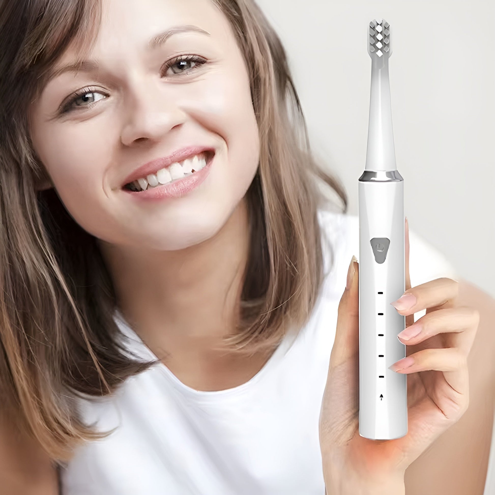 Spazzolino Elettrico Sonico Ricaricabile con 5 Modalità