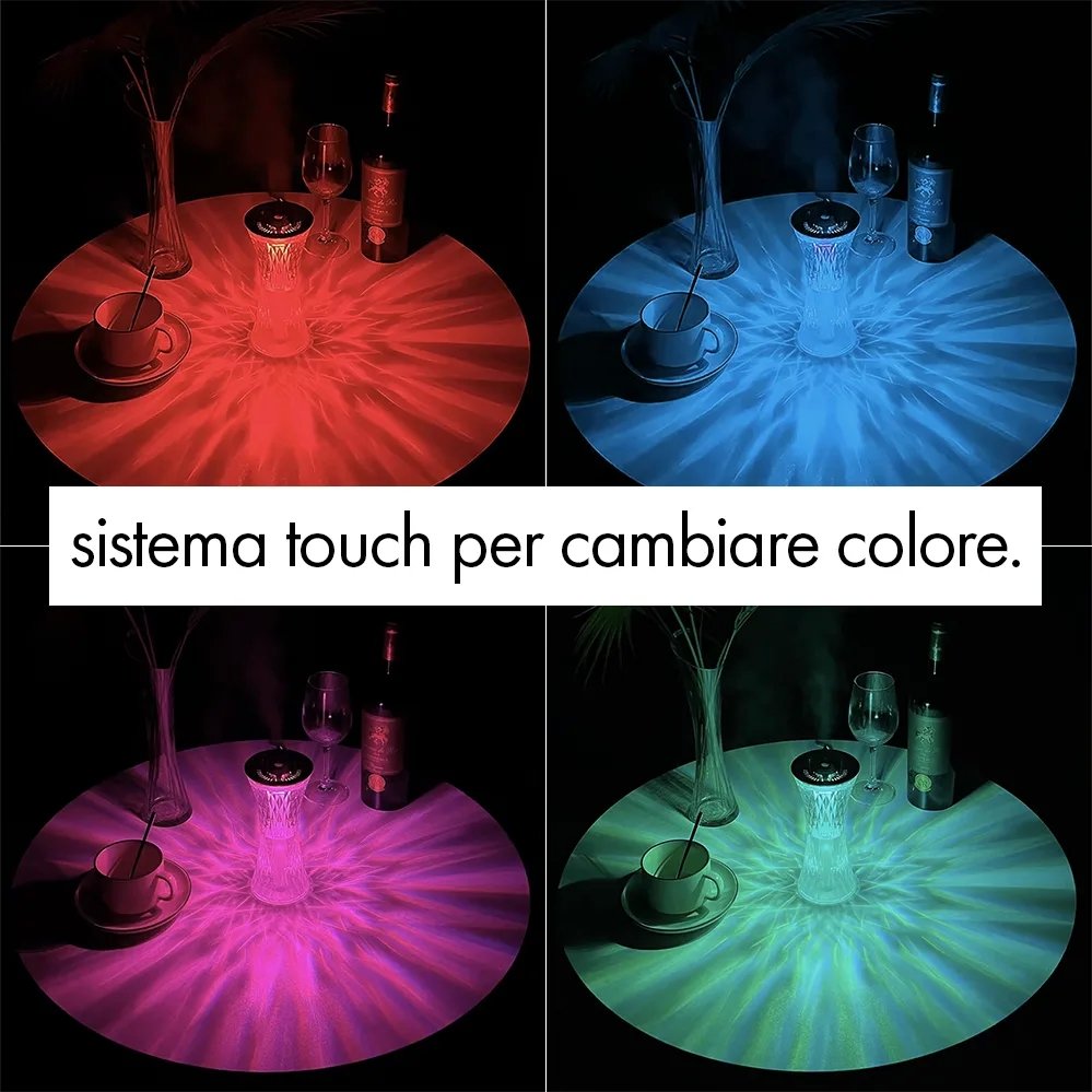 Umidificatore Elegante con Nebulizzazione Continua