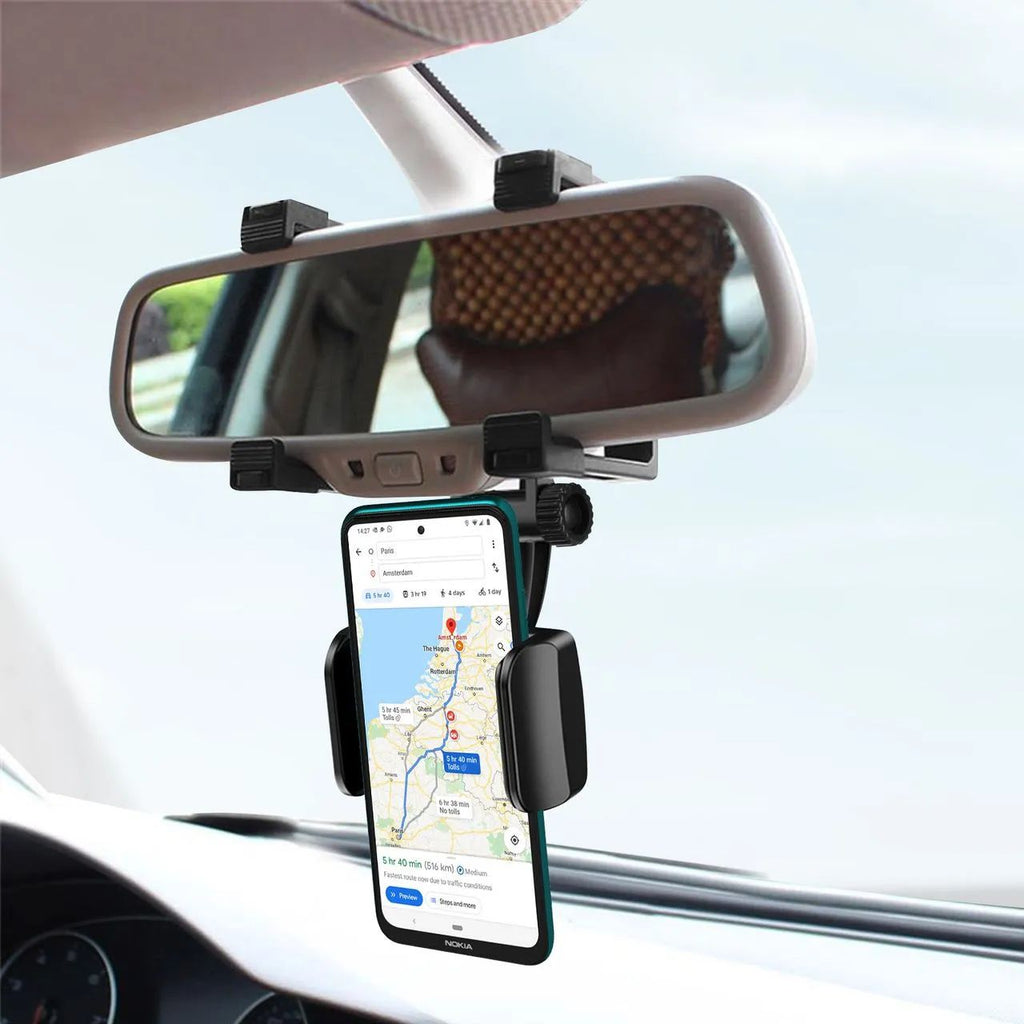 Supporto Auto Universale per Smartphone da Specchietto Retrovisore