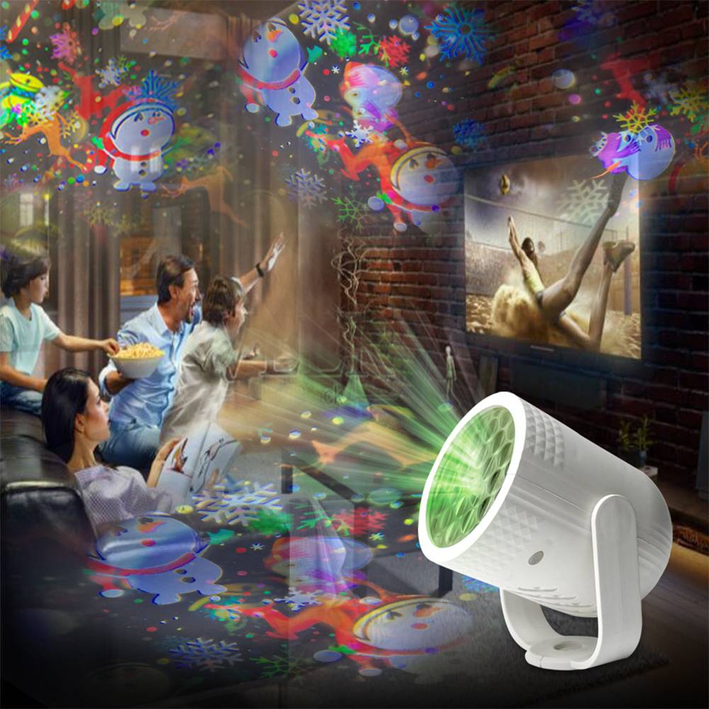 Proiettore LED Natalizio Effetti Luminosi Rotanti