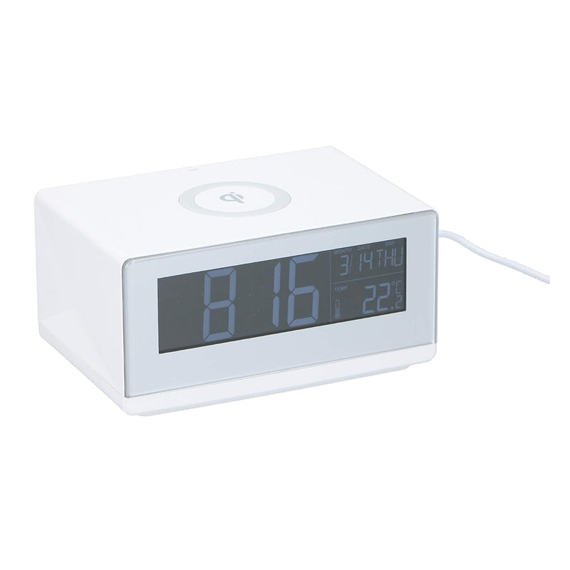 Orologio Sveglia Digitale LED 3 in 1  – Caricatore Wireless e Lampada da Tavolo