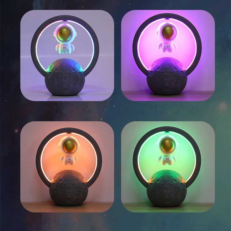 Speaker Bluetooth Astronauta con LED RGB e Sospensione Magnetica