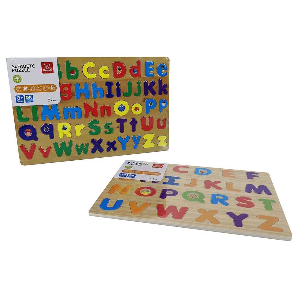 Puzzle Educativo Alfabeto in Legno