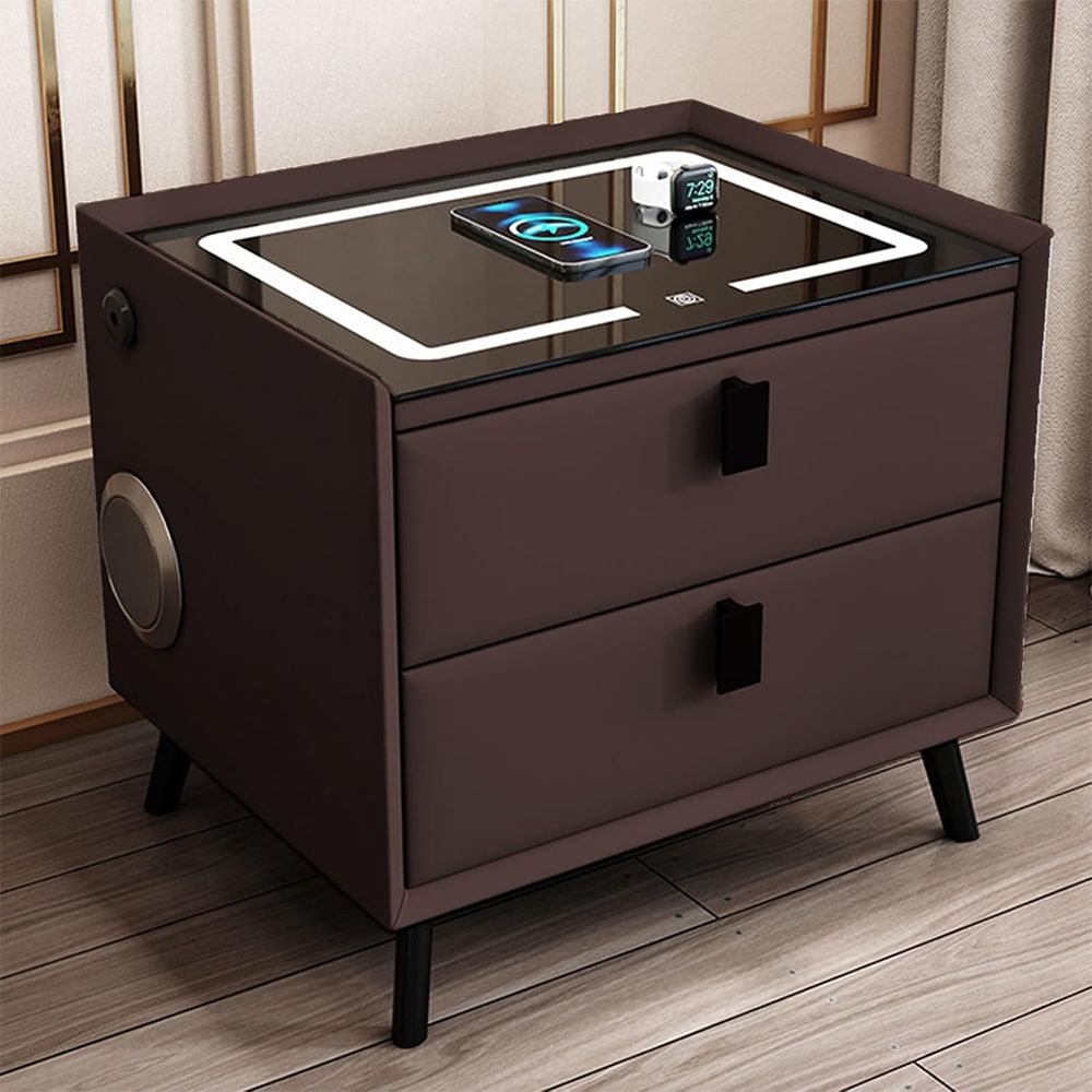 Comodino Smart con Ricarica Wireless e Speaker Bluetooth