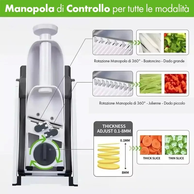 Affettatrice Multifunzione per Cucina Veloce
