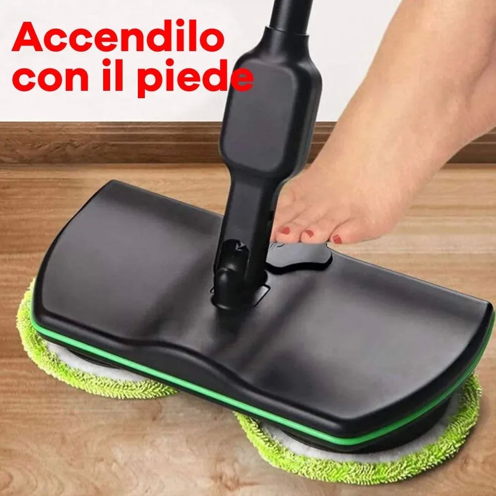Mocio Elettrico 3 in 1  Lava, Lucida e Inceratura