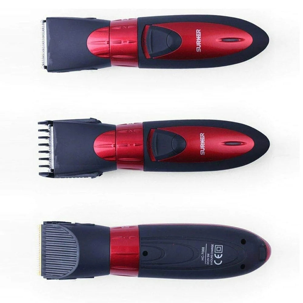 Rasoio Elettrico Ultra Silenzioso con Regolatore Barba e Capelli