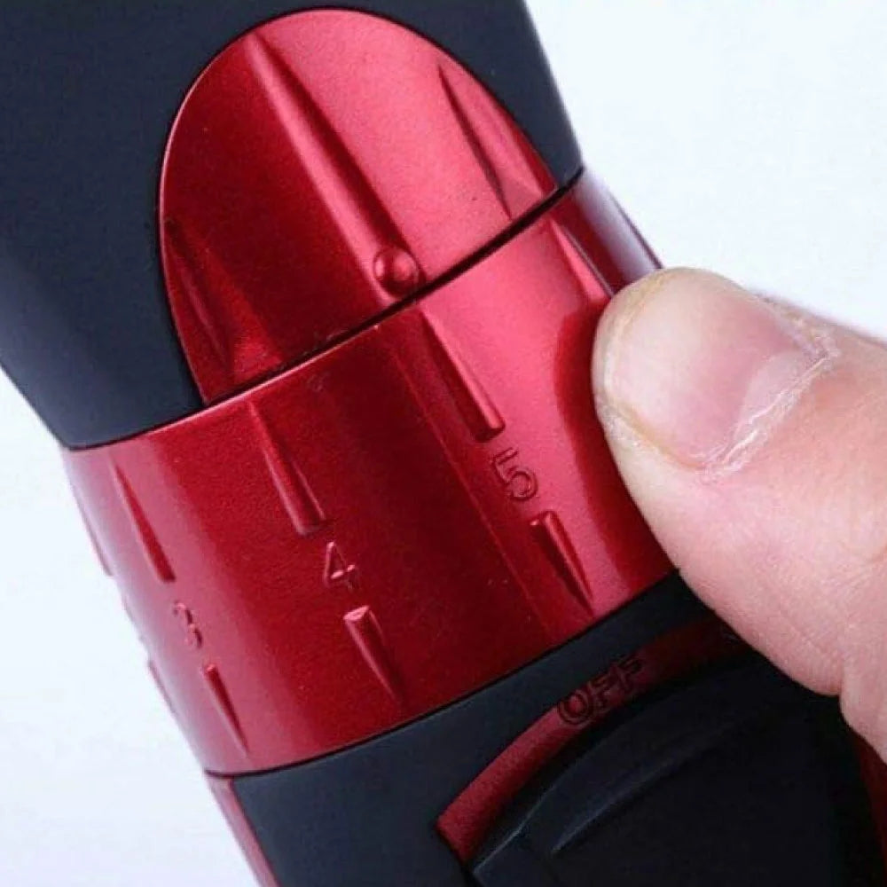 Rasoio Elettrico Ultra Silenzioso con Regolatore Barba e Capelli