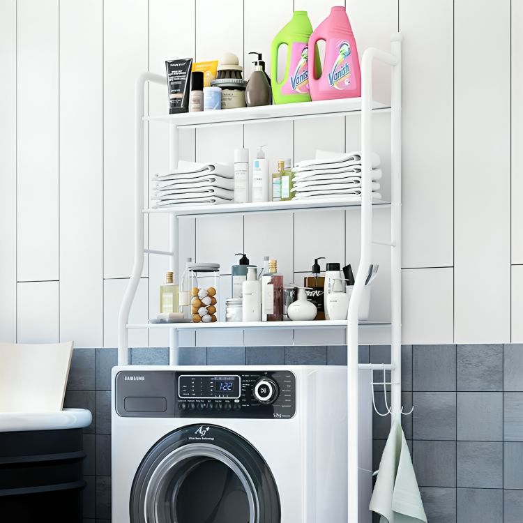 Scaffale Multifunzionale 3 Ripiani per Bagno