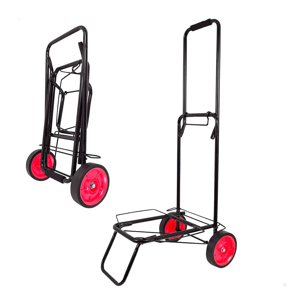 Carrello Spiaggia Pieghevole con Ruote in Gomma