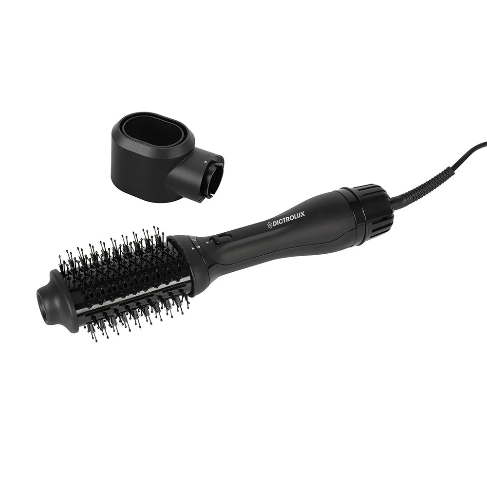 Spazzola Asciugacapelli Modellante 2 in 1 con Volume e Temperatura Regolabile