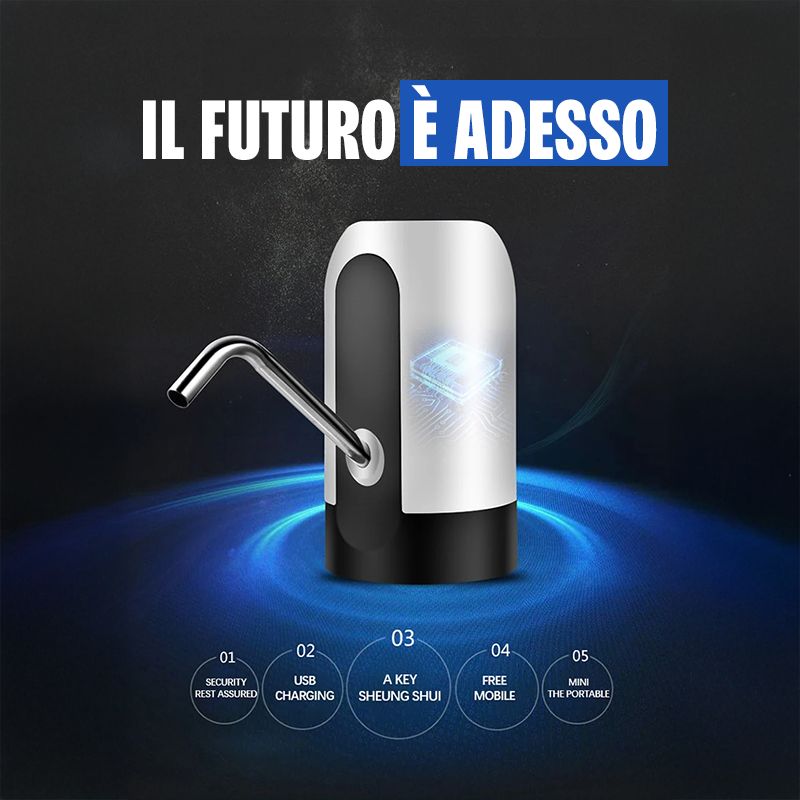 Dispenser Acqua Elettrico Ricaricabile