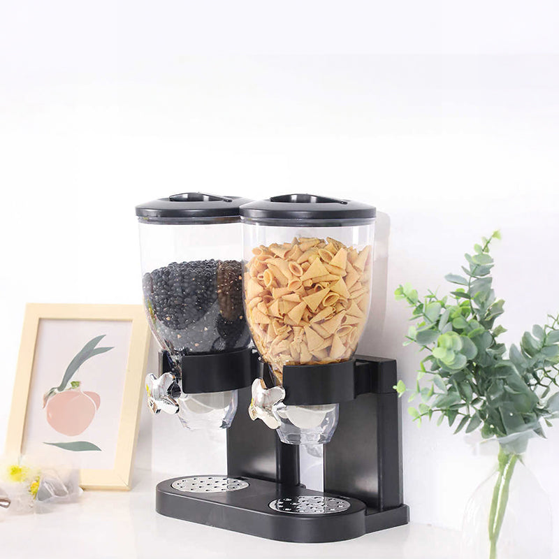 Contenitore Dispenser Doppio Scomparto