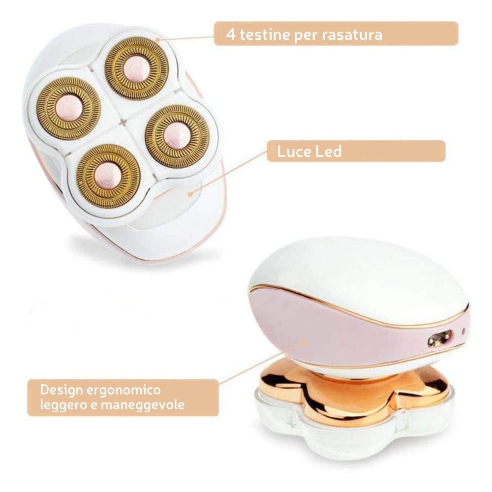 Epilatore Ricaricabile con LED