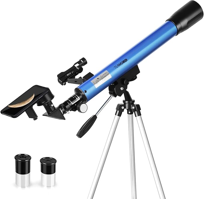 Telescopio Astronomico 600mm con Treppiede Regolabile e Oculari Intercambiabili