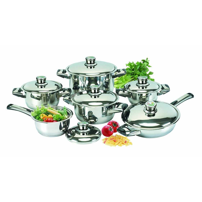 Pentole Cucina 25 Pezzi in Acciaio