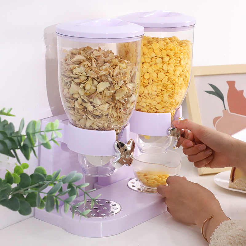 Contenitore Dispenser Doppio Scomparto