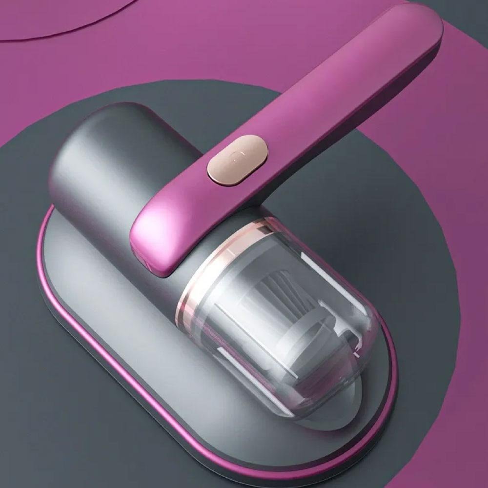 Aspiratore Antiacaro Senza Fili 100W – Pulitore Tessuti e Divani con Batteria Ricaricabile
