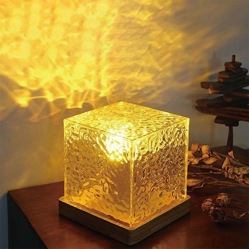Luce Notturna Decorativa con Effetto Acqua e Fiamma Multicolore