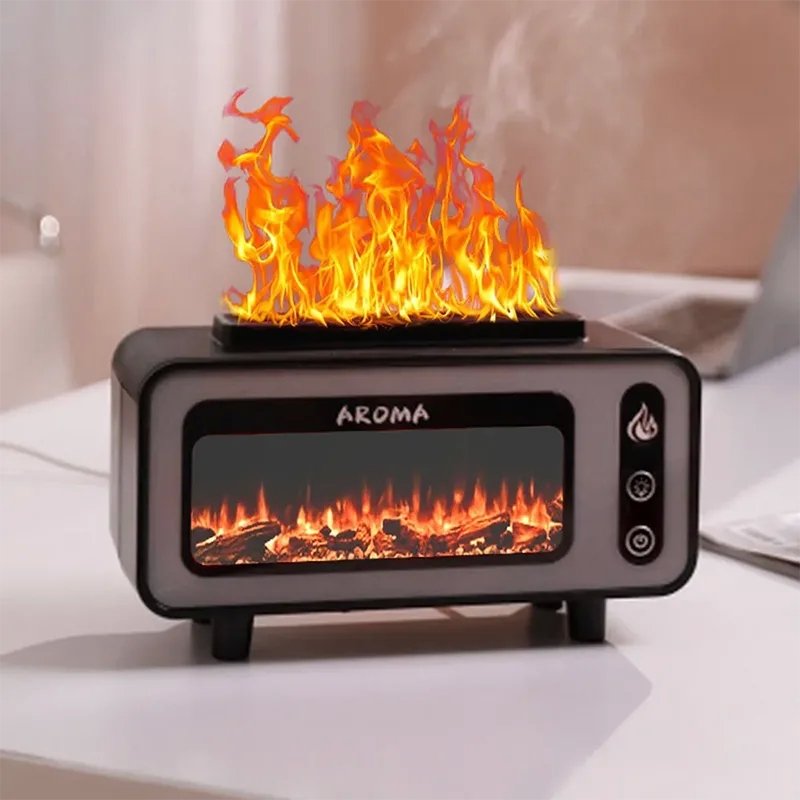 Umidificatore Aromaterapia Effetto Fiamma