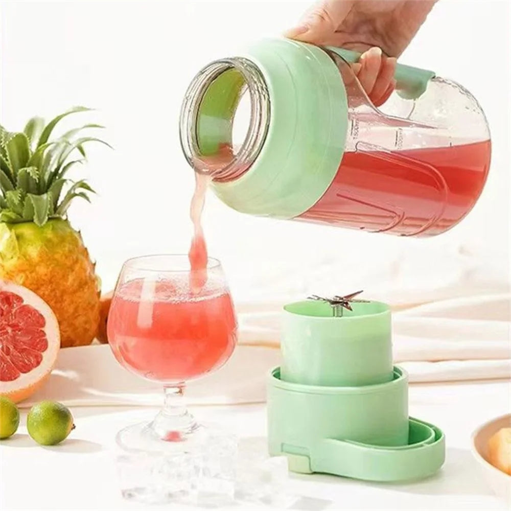 Borraccia Blender Portatile 2 in 1 per Frullati e Spremute On-the-Go